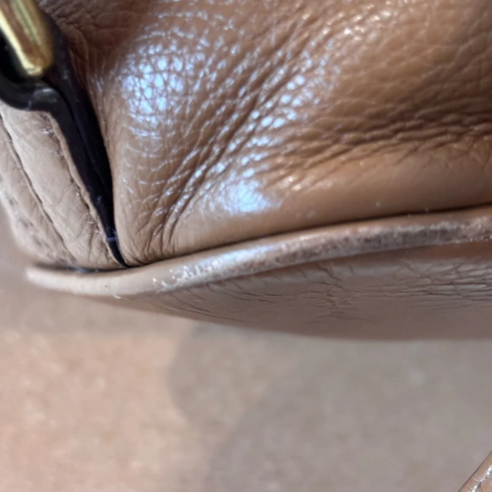 COACH Park Medium Tan Leather Backpack (2013) - Picture 6 of 16